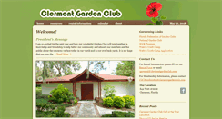 Desktop Screenshot of clermontgardenclub.com
